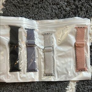 Set of Four Braided Watch Bands
